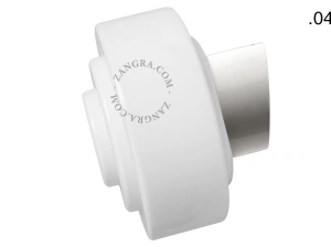 badeværelse væglampe i porcelæn med glasskærm – Ø 10cm - IP54