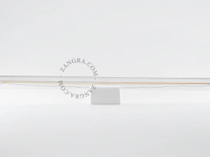 lampe S14d en porcelaine blanche - 50 cm