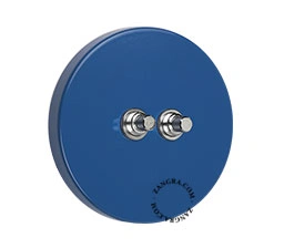 blue switch - double nickel-plated push-button