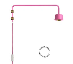ersättningsbas till Abbie vägglampa - rosa