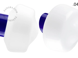 Wandleuchte David aus blauem Porzellan - Ø 10 cm
