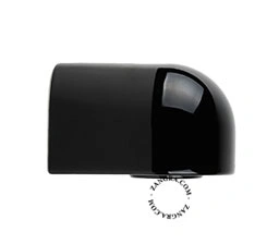 applique en porcelaine noire Agnes
