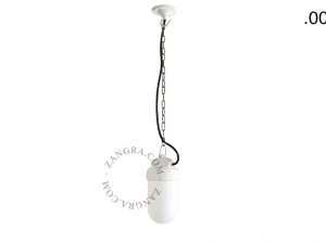 hanglamp van porselein en glas  - IP54