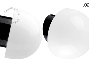 czarna porcelanowa lampa ścienna David - Ø 10 cm