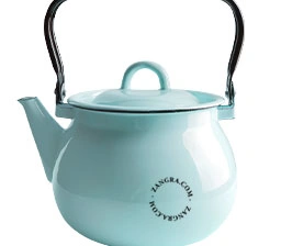 Wasserkocher aus blauer Emaille - 2,5l