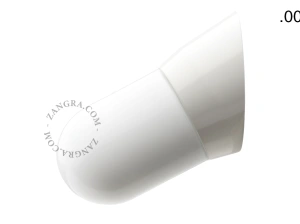 applique blanche - globe en verre - Ø 11 cm