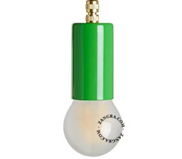 E27 green lamp holder