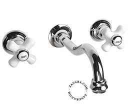 wall-mounted mixer tap Delphin