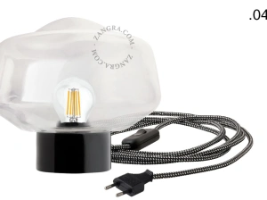 tafel- of wandlamp in porselein - Ø 10 cm