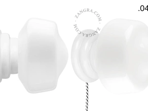 white porcelain Art Deco table or wall light