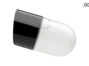 aplique angular en porcelana negra - pantalla de vidrio
