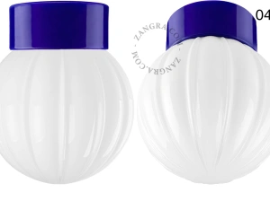 blue porcelain lamp David - Ø 10cm