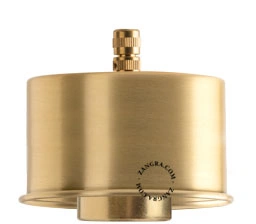 lampada a sospensione in ottone - Ø 8,5 cm