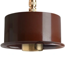 brown lamp holder for pendant light - Ø 10cm