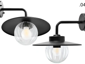 black wall light Eduardo - IP54