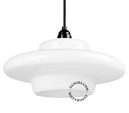 Art Deco glazen hanglamp Dionysus