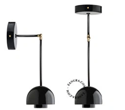 black adjustable light