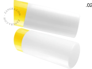yellow porcelain wall light David - Ø 10 cm