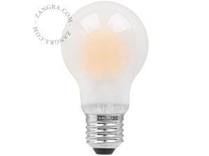 ampoule LED à filament E27 dimmable - verre dépoli - 2700K - 6,5W
