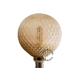 bombilla de filamento LED E27 regulable - cristal ahumado - crystal - 2200K - 4W
