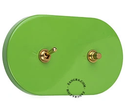 tryckknapp och vippspak