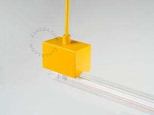 lâmpada tubular canelada