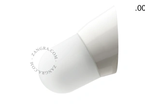 applique blanche - globe en verre - Ø 11 cm