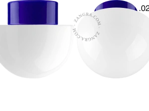 blue porcelain lamp David - Ø 10cm