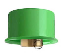 grüne Wand- oder Deckenleuchte - Ø 8 cm