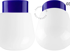 blue porcelain lamp David - Ø 10cm