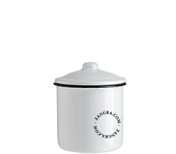 sucrier en émail blanc - Ø 9cm
