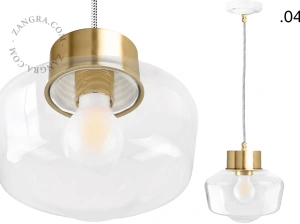 brass pendant light Celestine