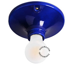 candeeiro de porcelana azul Dali