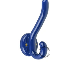 blauwe porseleinen wandhaak, Babette