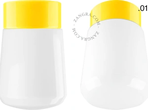 lámpara de porcelana amarilla David - Ø 10 cm