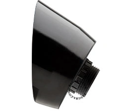 candeeiro de parede preto