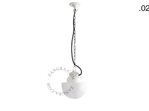 hanglamp van porselein en glas  - IP54