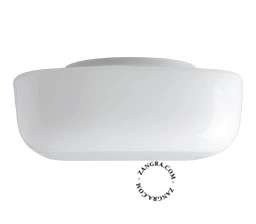 lampada da parete o da soffitto in vetro soffiato - 25 cm