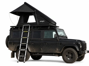 tienda de coche negra con cubierta rígida Dragon