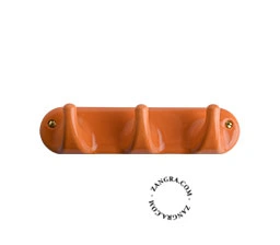 3-krogs orange porcelænsknage