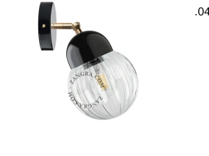 lampa porcelana ze szklanym kloszem