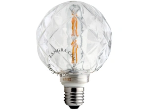LED filament bulb – 'concave' clear glass