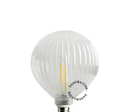 E27 dimbar filament LED ljuskälla - linjer - 2700K - 4W