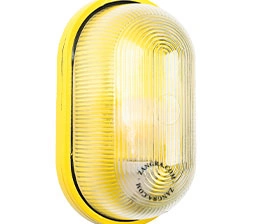 candeeiro exterior amarelo Dijon - IP54