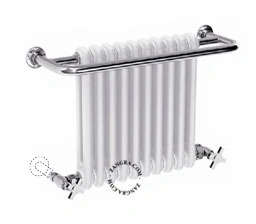 retro håndklædestang med radiator