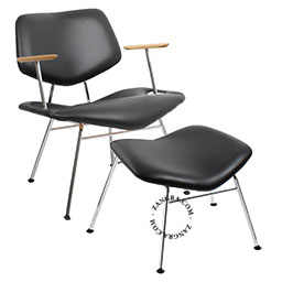 lounge-chair-vermund-VL135-leather-black