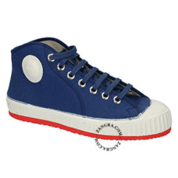 Retro navy blue sneakers