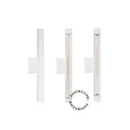 Produkt weiße Wand- oder Deckenleuchte S14d - 30 cm Foto