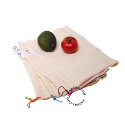 sacs réutilisables en coton