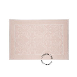 pink bath mat